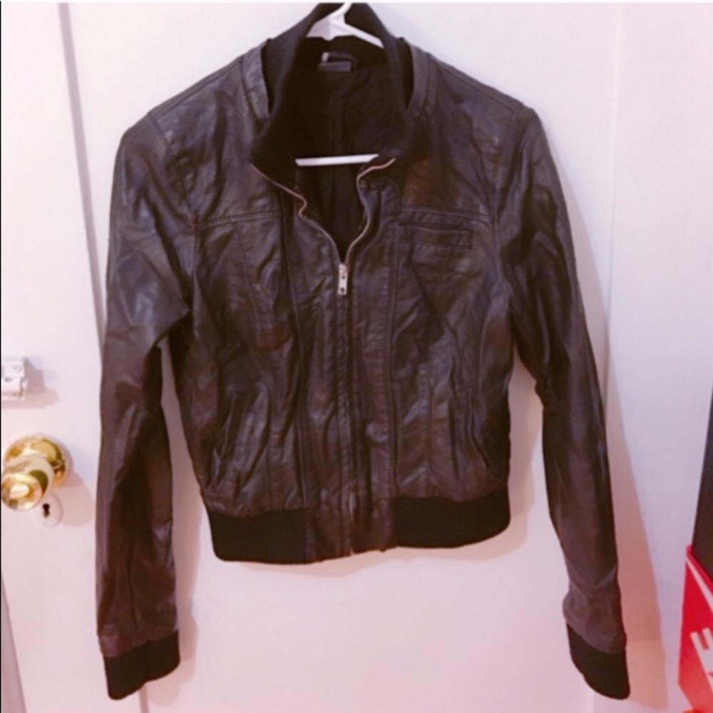 Sparkle & Fade Leather Jacket